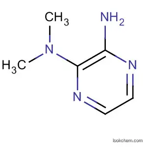 Molecular Structure of 39539-91-8 (3,6-Pyridazinediamine, N,N-dimethyl-)