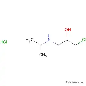 Molecular Structure of 39552-14-2 (2-Propanol, 1-chloro-3-[(1-methylethyl)amino]-, hydrochloride)