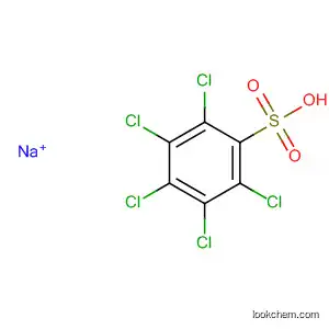 Molecular Structure of 39569-18-1 (Benzenesulfonic acid, pentachloro-, sodium salt)