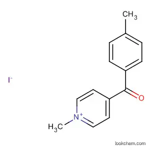 Molecular Structure of 39795-42-1 (Pyridinium, 1-methyl-4-(4-methylbenzoyl)-, iodide)