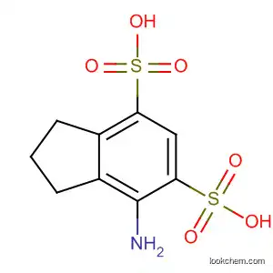 Molecular Structure of 41614-27-1 (1H-Indene-4,6-disulfonic acid, 7-amino-2,3-dihydro-)
