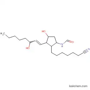 Molecular Structure of 41939-22-4 (Formamide,
N-[2-(6-cyanohexyl)-4-hydroxy-3-(3-hydroxy-1-octenyl)cyclopentyl]-)