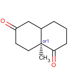 1,6(2H,5H)-Naphthalenedione, hexahydro-8a-methyl-, trans-