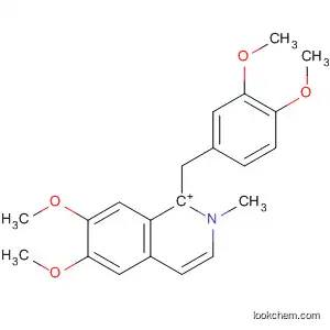 Molecular Structure of 47488-72-2 (Isoquinolinium,1-[(3,4-dimethoxyphenyl)methyl]-6,7-dimethoxy-2-methyl-)