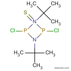 Molecular Structure of 49774-27-8 (1,3,2,4-Diazadiphosphetidine, 2,4-dichloro-1,3-bis(1,1-dimethylethyl)-,
2-sulfide)