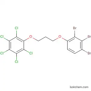 Molecular Structure of 52642-37-2 (Benzene, pentachloro[3-(tribromophenoxy)propoxy]-)
