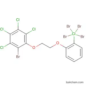 Molecular Structure of 52658-22-7 (Benzene, bromotetrachloro[2-(tetrabromochlorophenoxy)ethoxy]-)