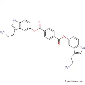 Molecular Structure of 52671-01-9 (1,4-Benzenedicarboxylic acid, bis[3-(2-aminoethyl)-1H-indol-5-yl] ester)