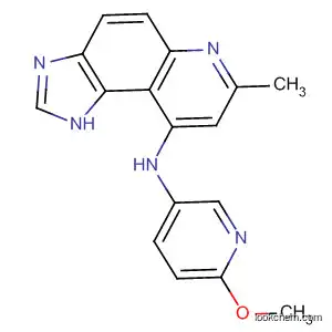 Molecular Structure of 55403-44-6 (1H-Imidazo[4,5-f]quinolin-9-amine, N-(6-methoxy-3-pyridinyl)-7-methyl-)