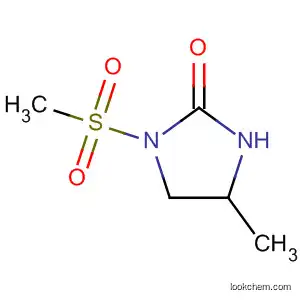 Molecular Structure of 56302-34-2 (2-Imidazolidinone, 4-methyl-1-(methylsulfonyl)-)