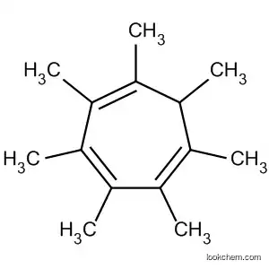 Molecular Structure of 5743-64-6 (1,3,5-Cycloheptatriene, 1,2,3,4,5,6,7-heptamethyl-)