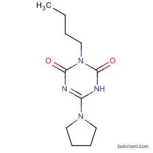 Molecular Structure of 57660-71-6 (1,3,5-Triazine-2,4(1H,3H)-dione, 3-butyl-6-(1-pyrrolidinyl)-)