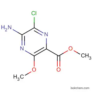 Molecular Structure of 57796-04-0 (Pyrazinecarboxylic acid, 5-amino-6-chloro-3-methoxy-, methyl ester)