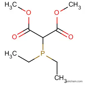 Molecular Structure of 58334-31-9 (Propanedioic acid, (diethylphosphino)-, dimethyl ester)