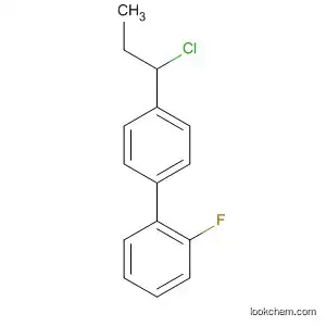 Molecular Structure of 58828-09-4 (1,1'-Biphenyl, 4'-(1-chloropropyl)-2-fluoro-)