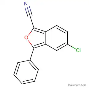 Molecular Structure of 58878-49-2 (2-Benzofurancarbonitrile, 5-chloro-3-phenyl-)