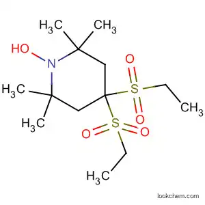 Molecular Structure of 58981-22-9 (1-Piperidinyloxy, 4,4-bis(ethylsulfonyl)-2,2,6,6-tetramethyl-)