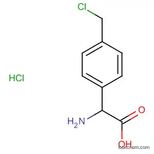 Molecular Structure of 59012-83-8 (Benzeneacetic acid, a-amino-4-(chloromethyl)-, hydrochloride)