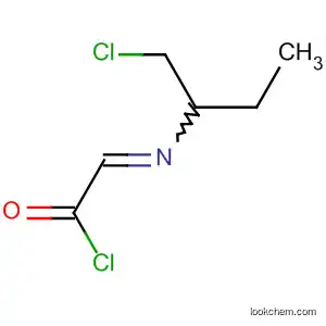 Molecular Structure of 59173-63-6 (Ethanimidoyl chloride, N-[1-(chloromethyl)propyl]-)