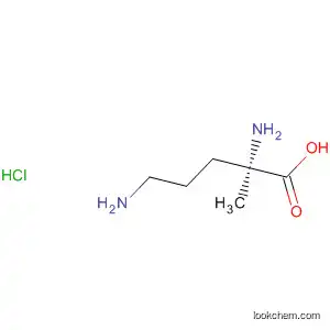 Molecular Structure of 59545-84-5 (L-Ornithine, 2-methyl-, monohydrochloride)