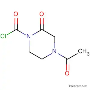 4-Acetyl-2-oxopiperazine-1-carbonyl chloride