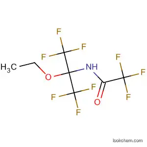 Molecular Structure of 59857-58-8 (Acetamide,
N-[1-ethoxy-2,2,2-trifluoro-1-(trifluoromethyl)ethyl]-2,2,2-trifluoro-)