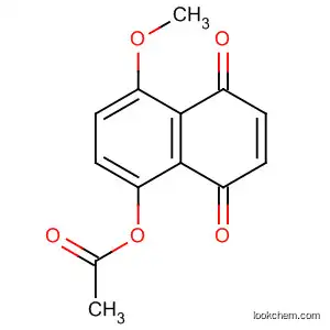 Molecular Structure of 59862-59-8 (1,4-Naphthalenedione, 5-(acetyloxy)-8-methoxy-)