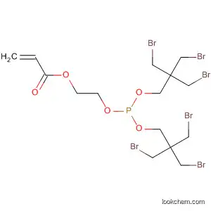 Molecular Structure of 59887-66-0 (2-Propenoic acid,
2-[[bis[3-bromo-2,2-bis(bromomethyl)propoxy]phosphinyl]oxy]ethyl
ester)
