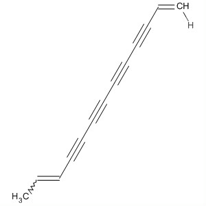 Molecular Structure of 59950-58-2 (1,11-Tridecadiene-3,5,7,9-tetrayne, (Z)-)