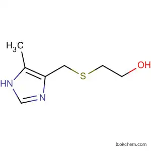 Molecular Structure of 60588-76-3 (Ethanol, 2-[[(5-methyl-1H-imidazol-4-yl)methyl]thio]-)