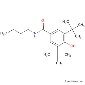 Molecular Structure of 60632-14-6 (Benzamide, N-butyl-3,5-bis(1,1-dimethylethyl)-4-hydroxy-)