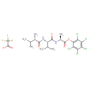 L-Alanine, N-(N-L-valyl-L-valyl)-, pentachlorophenyl ester,  mono(trifluoroacetate)