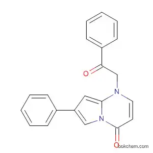 Pyrrolo[1,2-a]pyrimidin-4(1H)-one, 1-(2-oxo-2-phenylethyl)-7-phenyl-