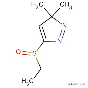 Molecular Structure of 62046-09-7 (3H-Pyrazole, 5-(ethylsulfinyl)-3,3-dimethyl-)