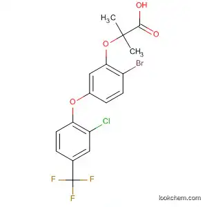 Propanoic acid,
2-[2-bromo-5-[2-chloro-4-(trifluoromethyl)phenoxy]phenoxy]-2-methyl-