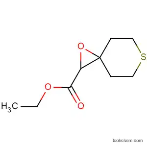 Molecular Structure of 63023-78-9 (1-Oxa-6-thiaspiro[2.5]octane-2-carboxylic acid, ethyl ester)