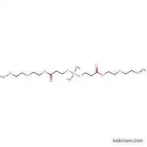 Molecular Structure of 63283-59-0 (2,5,8-Trioxa-12,14-dithia-13-stannaheptadecan-17-oic acid,
13,13-dimethyl-9-oxo-, 2-(2-methoxyethoxy)ethyl ester)