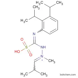 Molecular Structure of 63300-31-2 (Methanesulfonic acid,
[[bis(1-methylethyl)phenyl]imino][methyl(2-methylpropylidene)hydrazino]-)