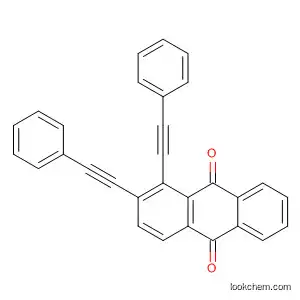 Molecular Structure of 63504-44-9 (9,10-Anthracenedione, bis(phenylethynyl)-)