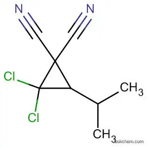 Molecular Structure of 63615-43-0 (1,1-Cyclopropanedicarbonitrile, 2,2-dichloro-3-(1-methylethyl)-)