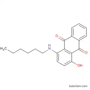 Molecular Structure of 63768-04-7 (9,10-Anthracenedione, 1-(hexylamino)-4-hydroxy-)