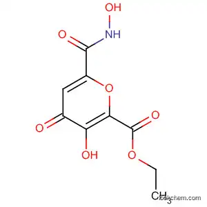 Molecular Structure of 63943-10-2 (4H-Pyran-2-carboxylic acid,
3-hydroxy-6-[(hydroxyamino)carbonyl]-4-oxo-, ethyl ester)
