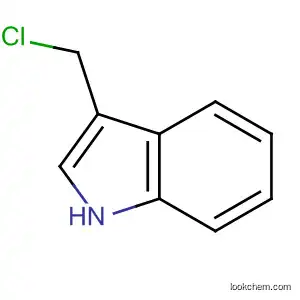 Molecular Structure of 65738-50-3 (1H-Indole, 3-(chloromethyl)-)