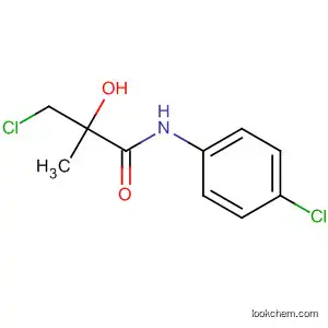 Molecular Structure of 65925-49-7 (Propanamide, 3-chloro-N-(4-chlorophenyl)-2-hydroxy-2-methyl-)