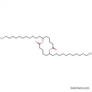Molecular Structure of 66022-20-6 (1,8-Dioxacyclotetradecane-2,9-dione, 7,14-didodecyl-)