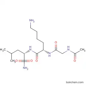 Molecular Structure of 66127-73-9 (L-Leucinamide, N-acetylglycyl-L-lysyl-)