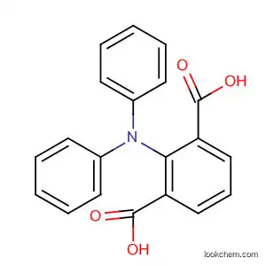 Molecular Structure of 66131-65-5 (1,3-Benzenedicarboxylic acid, 2-(diphenylamino)-)