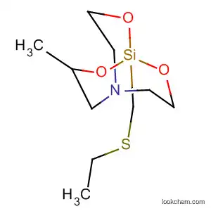2,8,9-Trioxa-5-aza-1-silabicyclo[3.3.3]undecane,
1-[(ethylthio)methyl]-3-methyl-