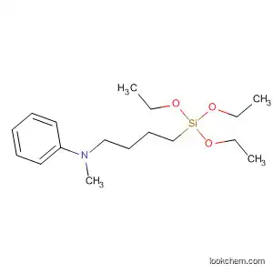 Molecular Structure of 13497-17-1 (Benzenamine, N-methyl-N-[4-(triethoxysilyl)butyl]-)