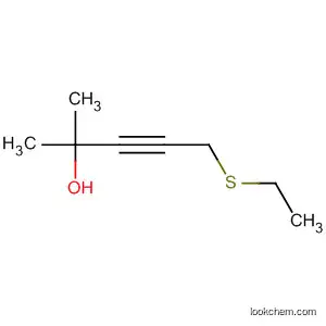 Molecular Structure of 13596-86-6 (3-Pentyn-2-ol, 5-(ethylthio)-2-methyl-)